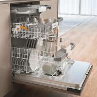 Preview: Miele G 7658 SCVi XXL AutoDos Obsidianschwarz Vollintegrierter Geschirrspüler XXL PLATINUM A -10%* I 41 dB I Besteckschublade I ExtraComfort Körbe I AutoDos I Hygiene 75°C